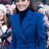 Shop Kate Middleton Christmas Day Service Blue Coat