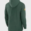 Shop NFL Bay Packers Sideline Green Hoodie