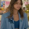 Shop Nicole Wallace Culpa Nuestra Blue Floral Blazer