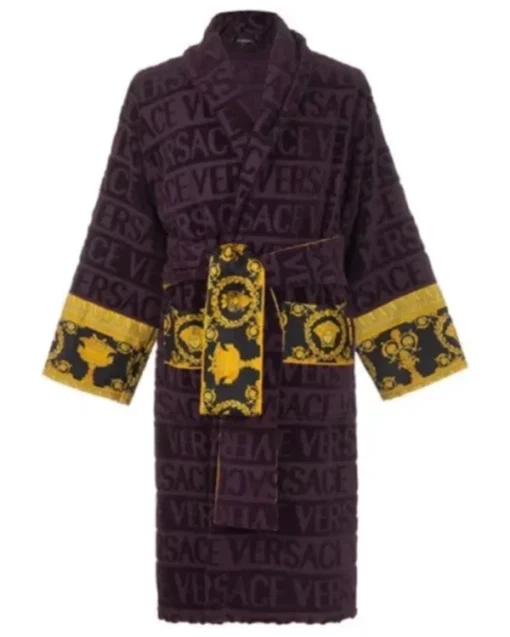 Shop Purple Versace Robe For Men And Women