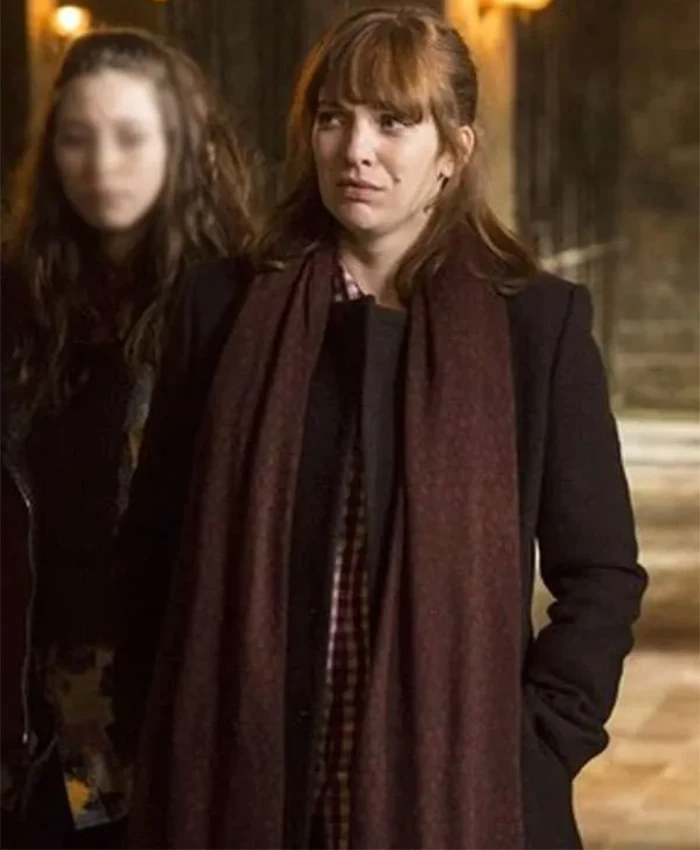 Sinead Matthews Down Cemetery Road S01 Black Coat