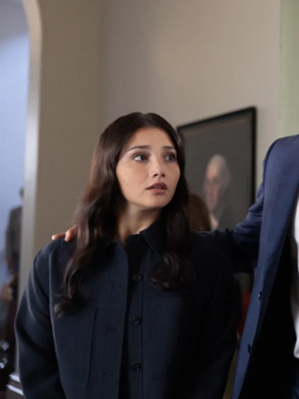 Skye Sheriff Country Tv Series Amanda Arcuri Black Wool Jacket