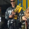 Snoop Dogg Steelers VS Chargers Black Bomber Jacket