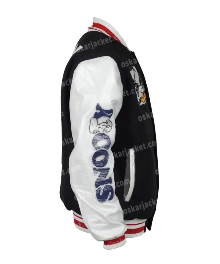 Snoopy Butter Letterman Jacket For Sale