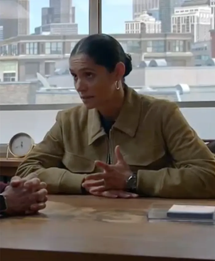 Stella Kidd Chicago Fire S14 Suede Bomber Jacket