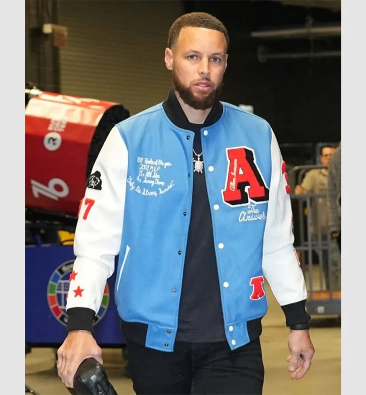 Stephen Curry Allen Iverson Jacket