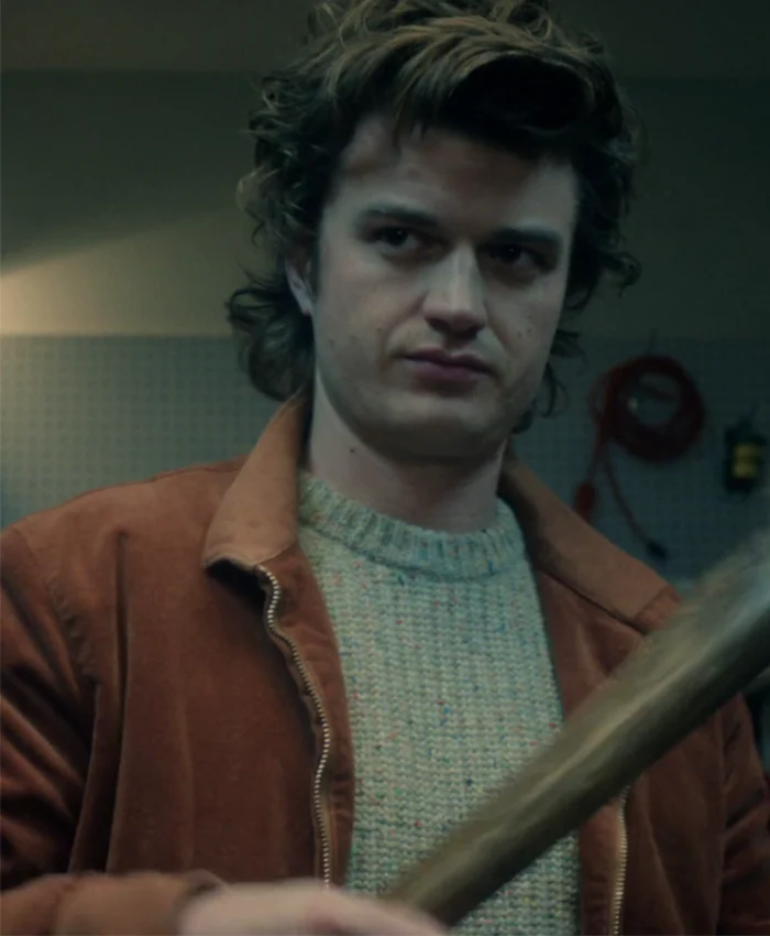 Steve Harrington Stranger Things S05 Suede Jacket