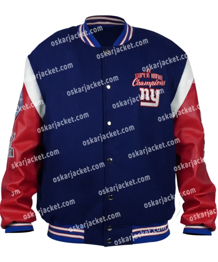 Super Bowl New York Giants Varsity Jacket