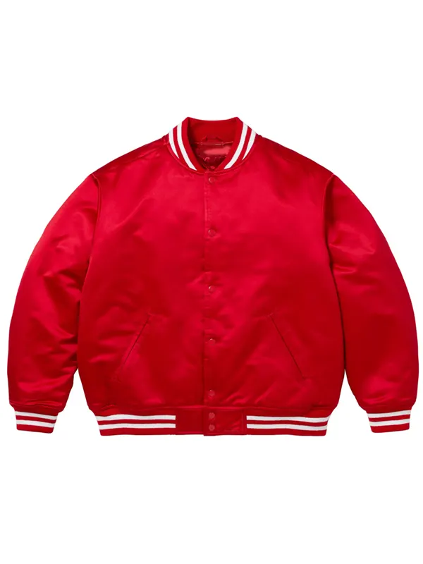 Supreme Full-Snap Varsity Jacket