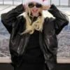 Taylor Momsen The Empire State Building 2025 Leather Jacket For Sale