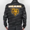 Team Chicago Bears Black Leather Jacket For Sale