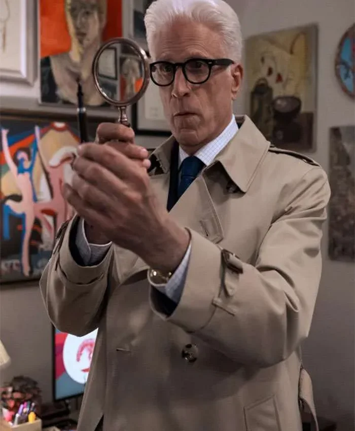 Ted Danson A Man On The Inside S02 Beige Coat