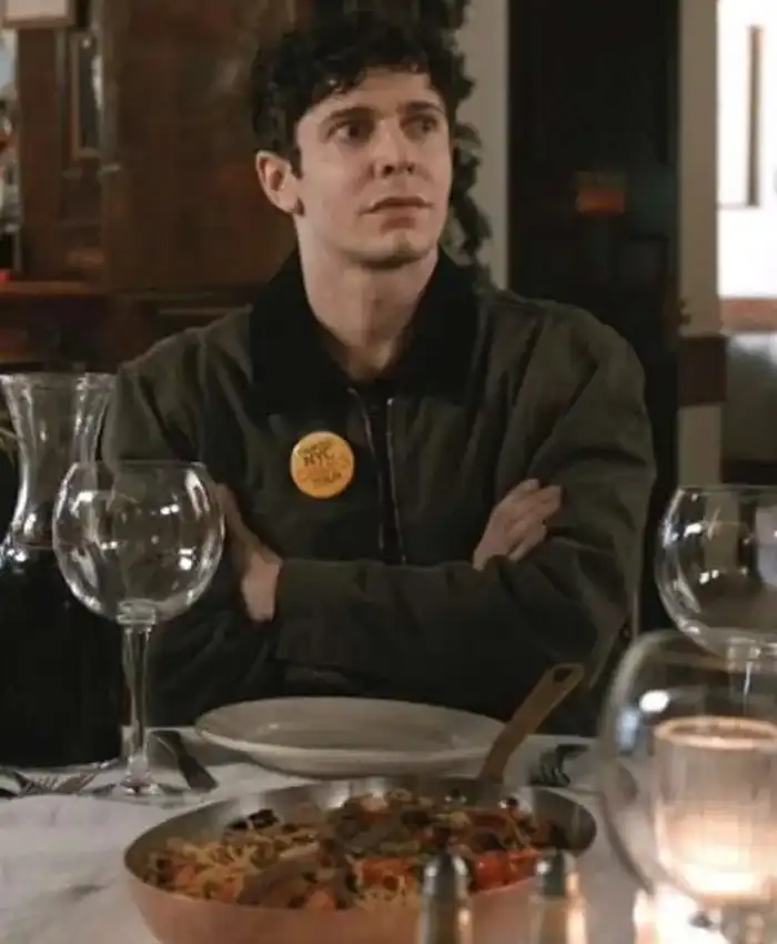 Teddy Tascioni Elsbeth Tv Series S02 Ben Levi Ross Green Cotton Jacket