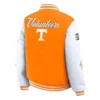 Tennessee Volunteers Varsity Puffer Orange and White Full-Snap Jacket