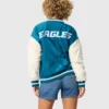 Terez Philadelphia Eagles Zip up Bomber Jacket For Sale
