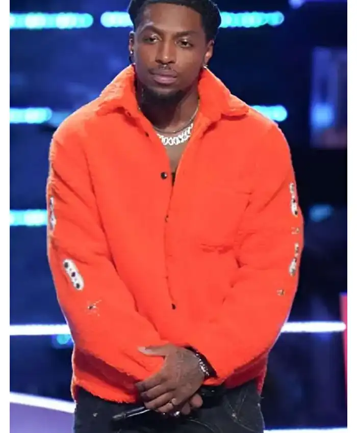 The Voice S27 BDii Orange Sherpa Jacket