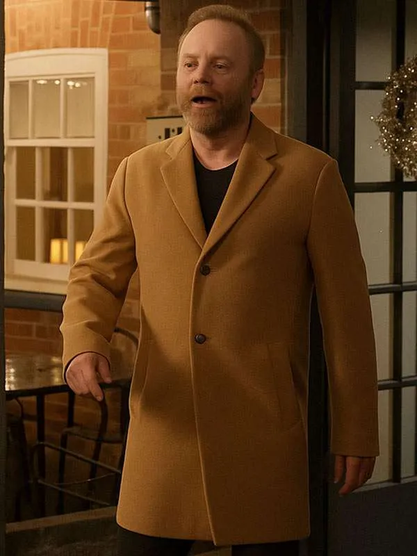 Tinsel Town Kiefer Sutherland Brown Coat