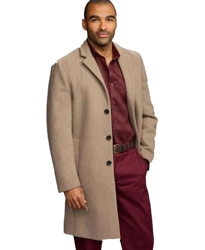 Toby Sandeman The Twelve Dates Til Christmas Beige Coat