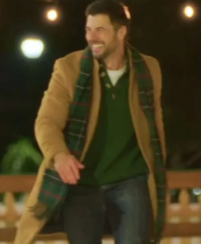 Tom Gipson Christmas in Mistletoe Brown Coat For Sale