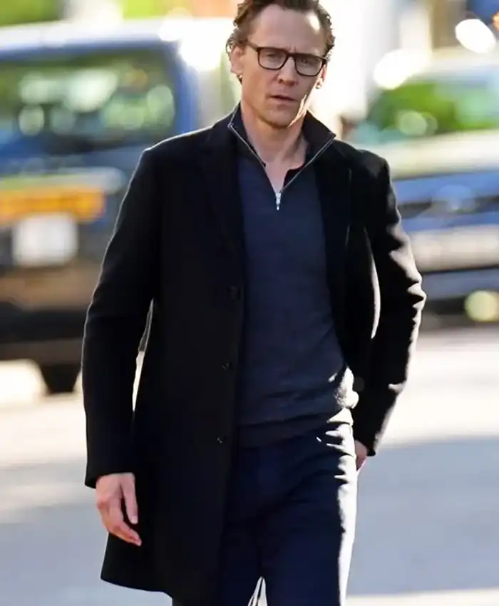 Tom Hiddleston The Night Manager Black Coat