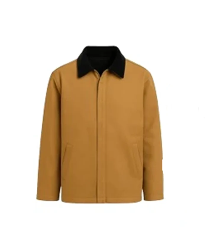 Tom Wozniczka Champagne Problems Camel Brown Jacket For Sale