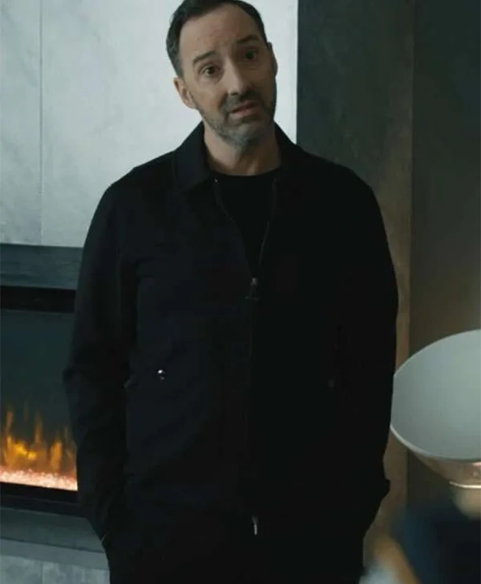 Tony Hale Elsbeth S03 Black Jacket For Sale