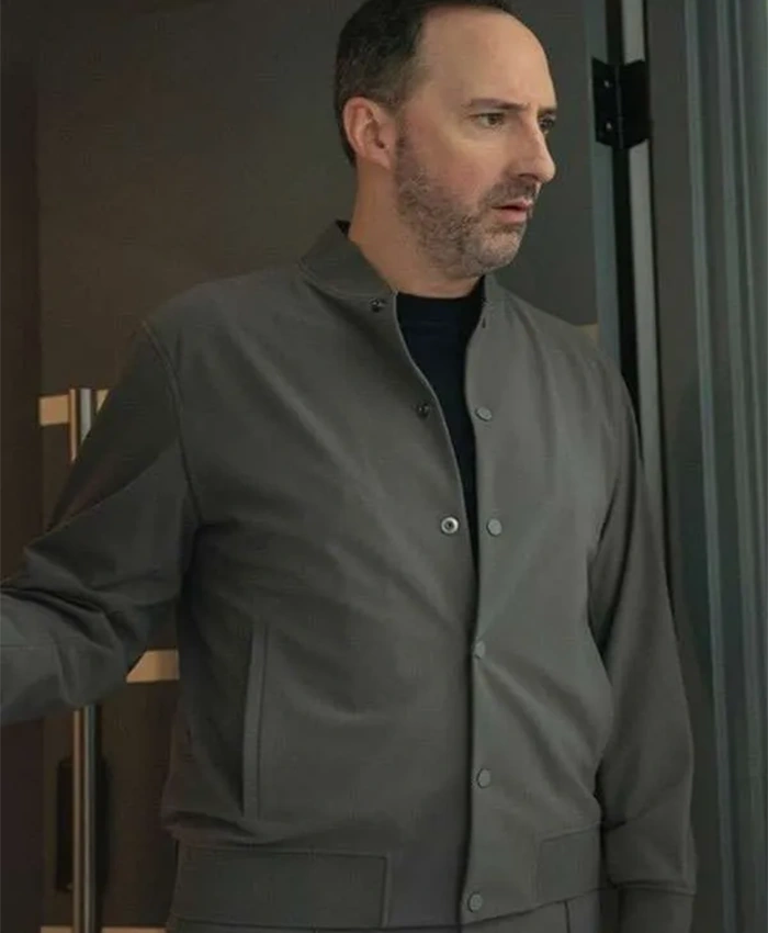 Tony Hale Elsbeth S03 Grey Jacket