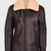Tracy Brown SF Aviator Leather Jacket