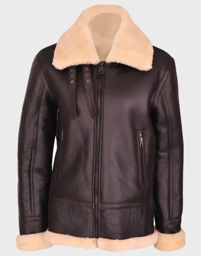 Tracy Brown SF Aviator Leather Jacket