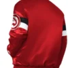 Triple Option Atlanta Hawks Full-Snap Varsity Satin Jacket