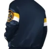 Triple Option Denver Nuggets Full-Snap Varsity Satin Jacket