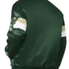 Triple Option Milwaukee Bucks Full-Snap Varsity Satin Jacket