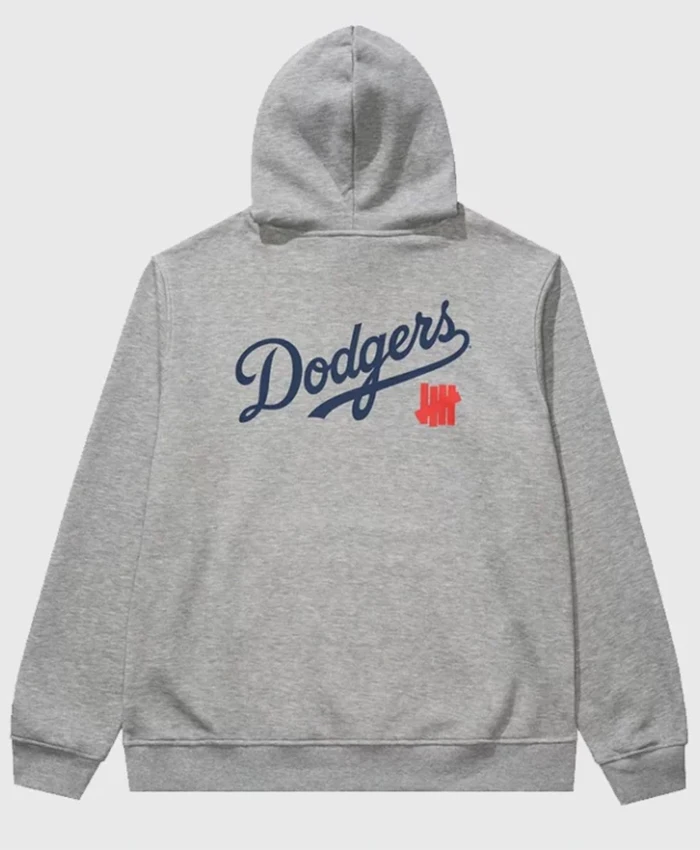 Undefeated x NE x Dodgers Stacked Logo Fleece Hoodie For Sale