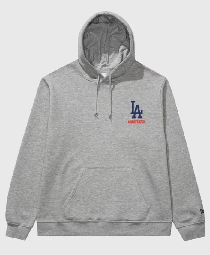 Undefeated x NE x Dodgers Stacked Logo Fleece Hoodie