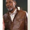 Vernon Dupree Beyond the Gates Brown Leather Jacket