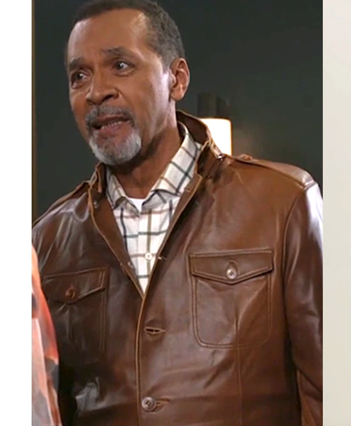 Vernon Dupree Beyond the Gates Brown Leather Jacket