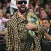 WWE RAW 2025 Seth Rollins Check Trench Coat