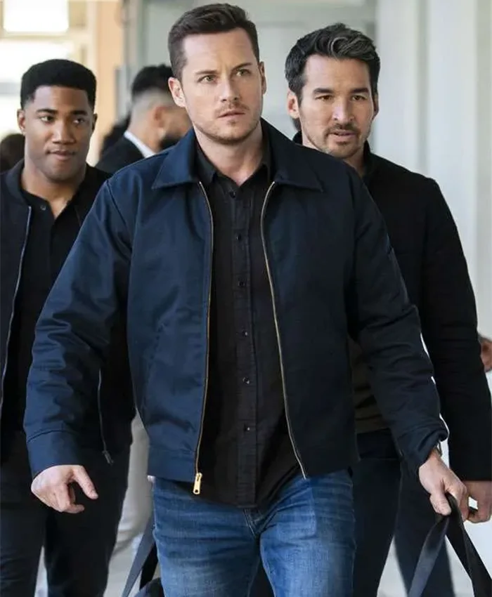 Wesley Mitchell FBI International S04 Blue Cotton Jacket