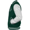 ice hockey team Dallas Stars Green and White Wool Jacket
