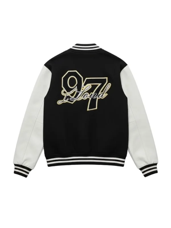 97 lloud Varsity Black & White Jacket