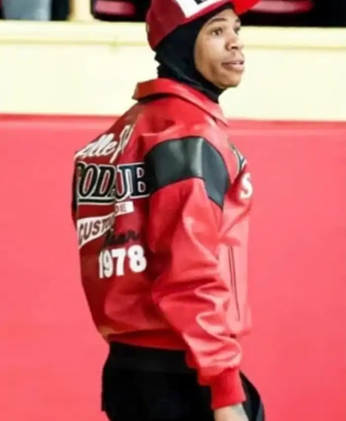 A Boogie Wit Da Hoodie Red Jacket-Right