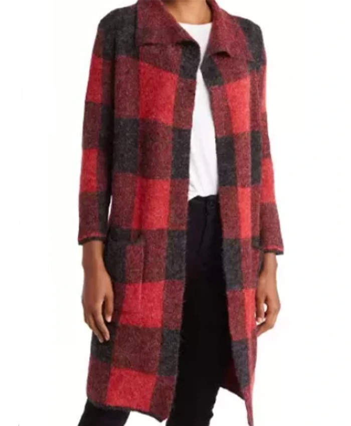 Alexis Davis General Hospital Red Checked Coat For Sale