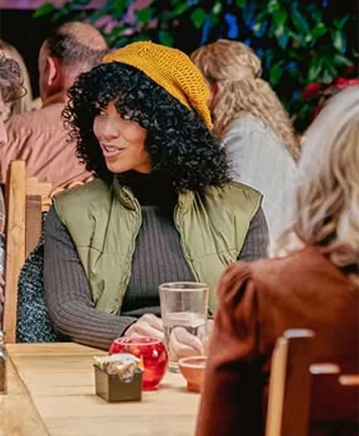 Alexis Zollicoffer Love in the Clouds Green Vest