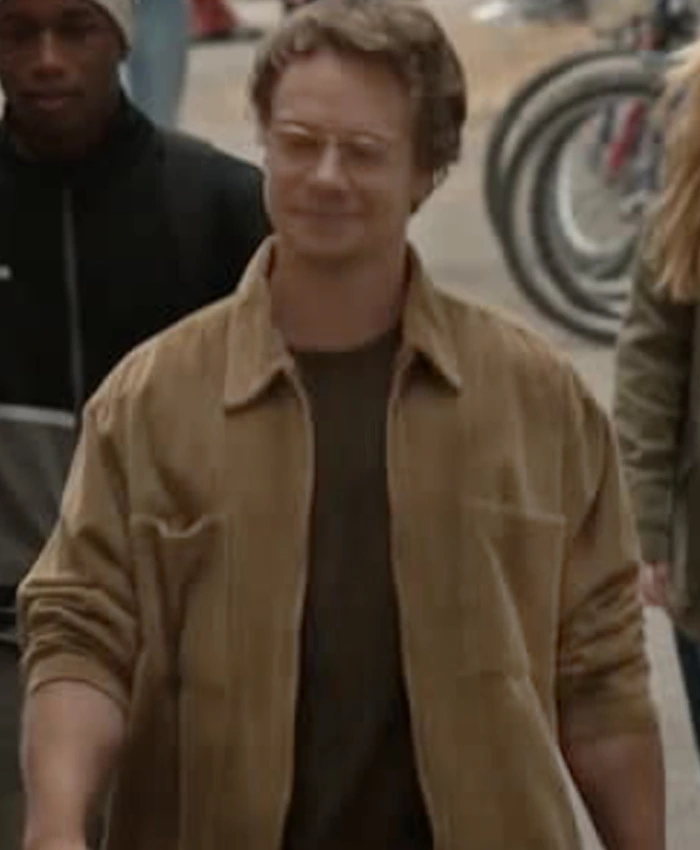 Alfie Allen Girl Taken Brown Corduroy Jacket For Sale