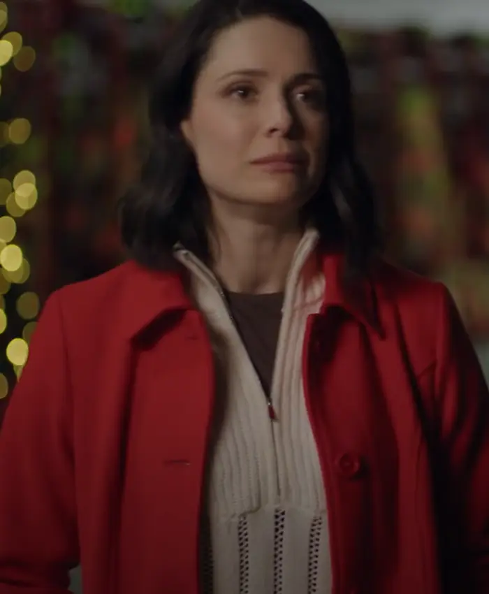 Ali Cobrin The Christmas Spark Red Coat For Sale