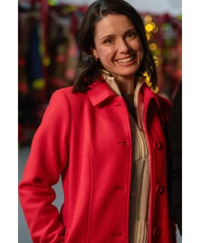 Ali Cobrin The Christmas Spark Red Coat