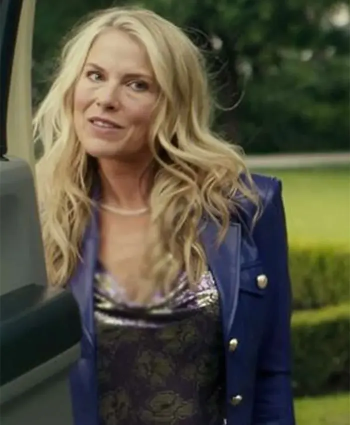 Ali Larter Landman S02 Cropped Leather Jacket