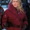 Alicia Silverstone A Merry Little Ex-Mas Hooded Puffer Coat