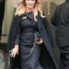 Amanda Holden Black Wool Coat