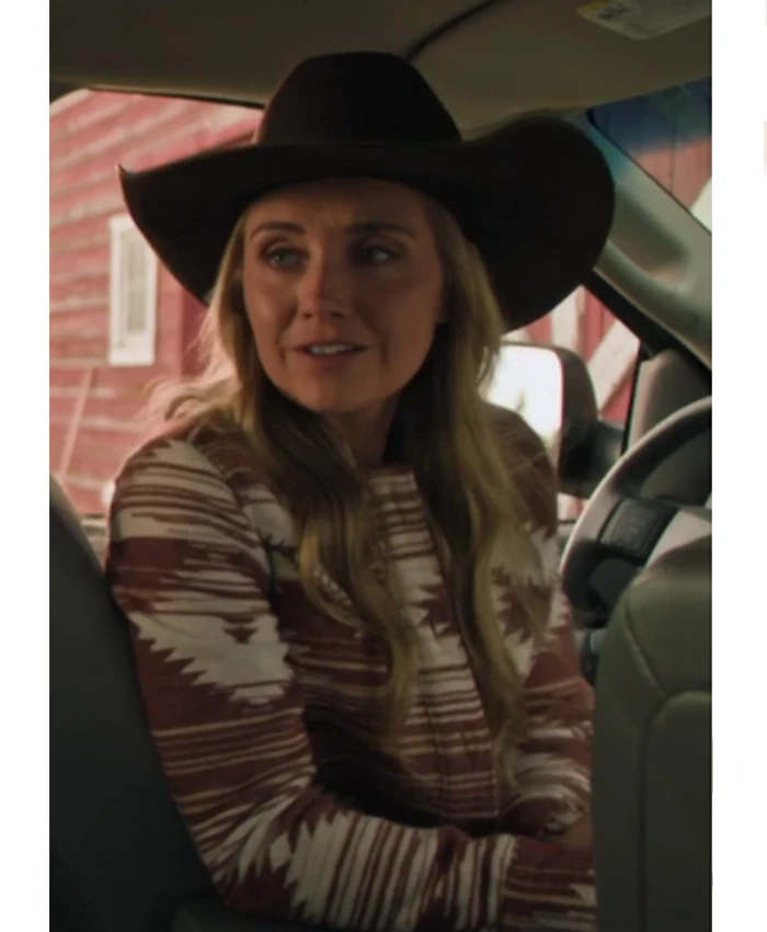 Amy Fleming Heartland S19 Fair Isle Pattern Jacket